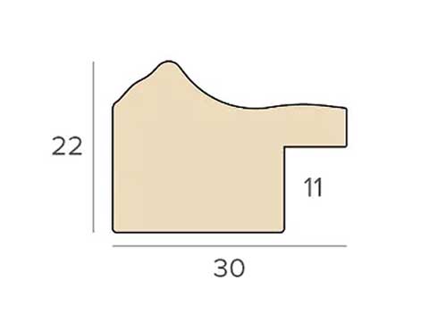 Contoured profile