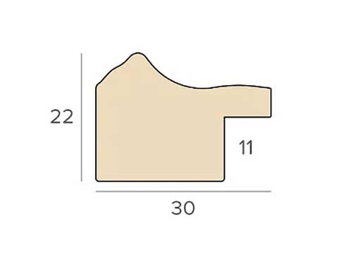 Contoured profile